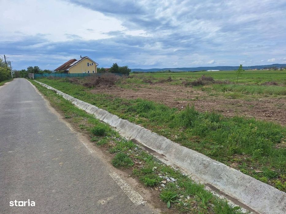 Teren de vanzare Sacadat 800 mp,drum asfaltat