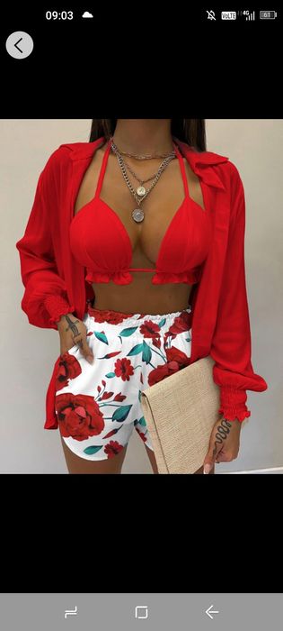 Set compleu cu trandafiri