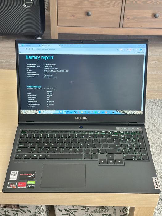 Lenovo Legion 5 Gaming 15ARH05H | Ryzen 5 4600H | 16GB RAM | GTX 1650 4GB | 120Hz | Baterie 6hr
