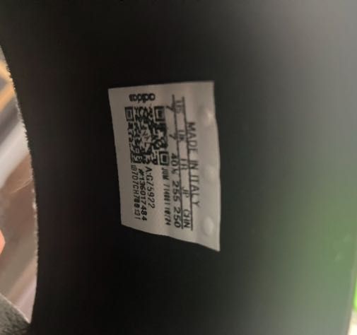 Slapi adidas, marime 40 1/2, alb, negru