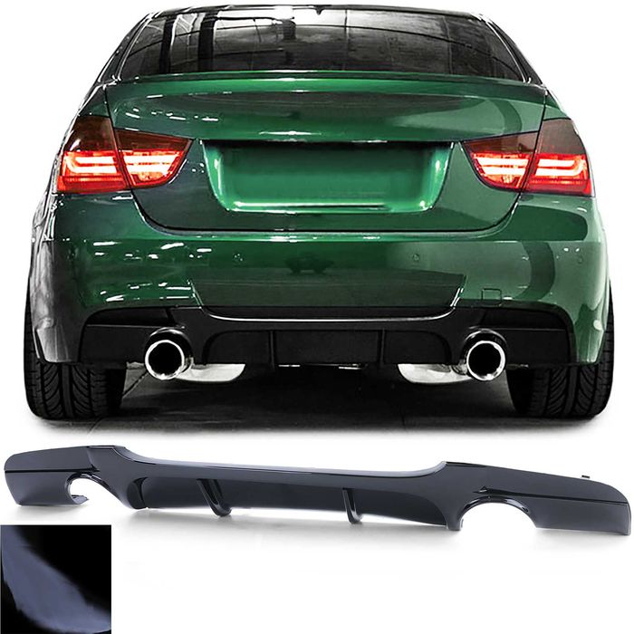 Difuzor Bara Spate M Cu Prinderi ORIGINALE, model 335 BMW E90 E91, NOU