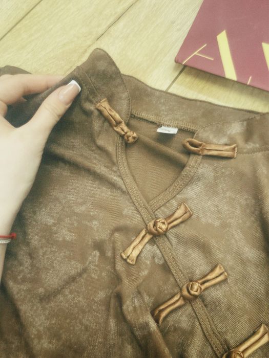 Стильное коричневое платье AMORE