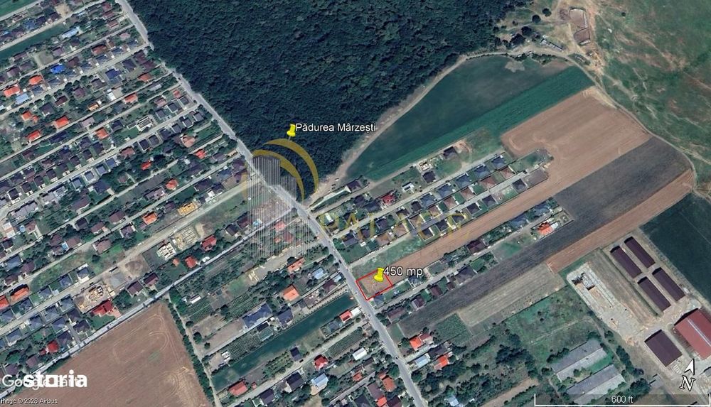 Teren 450 mp Breazu langa Padurea Marzesti