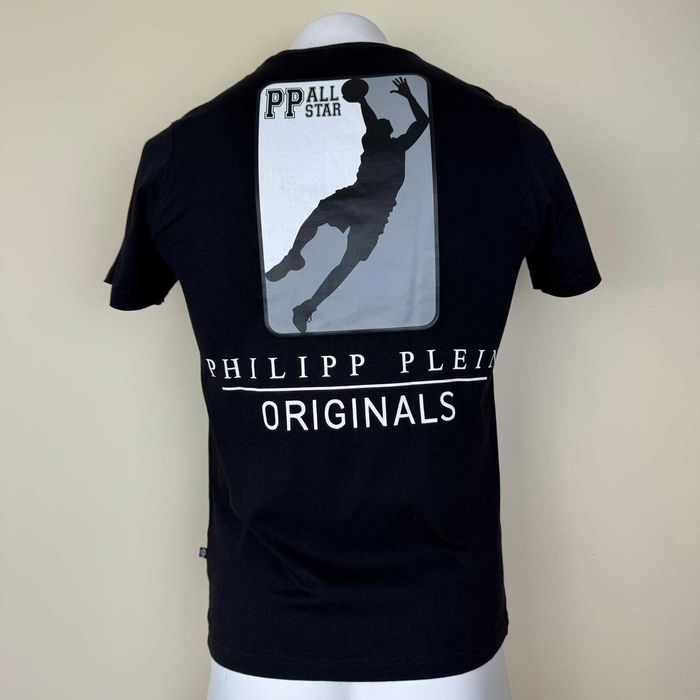 Philipp Plein Black Cotton Tshirt