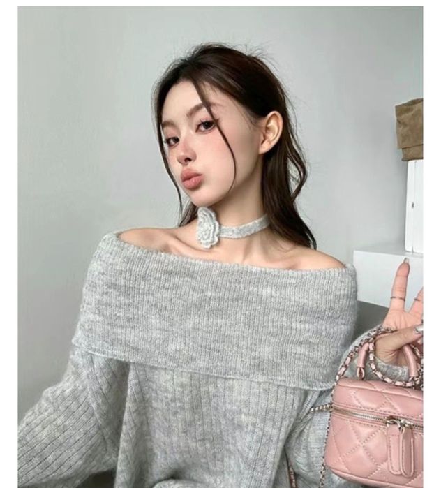 Теплый свитер на весну