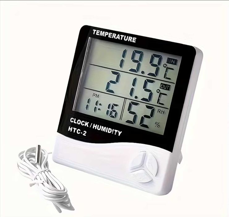 Термометр, гигрометр,часы -будильник