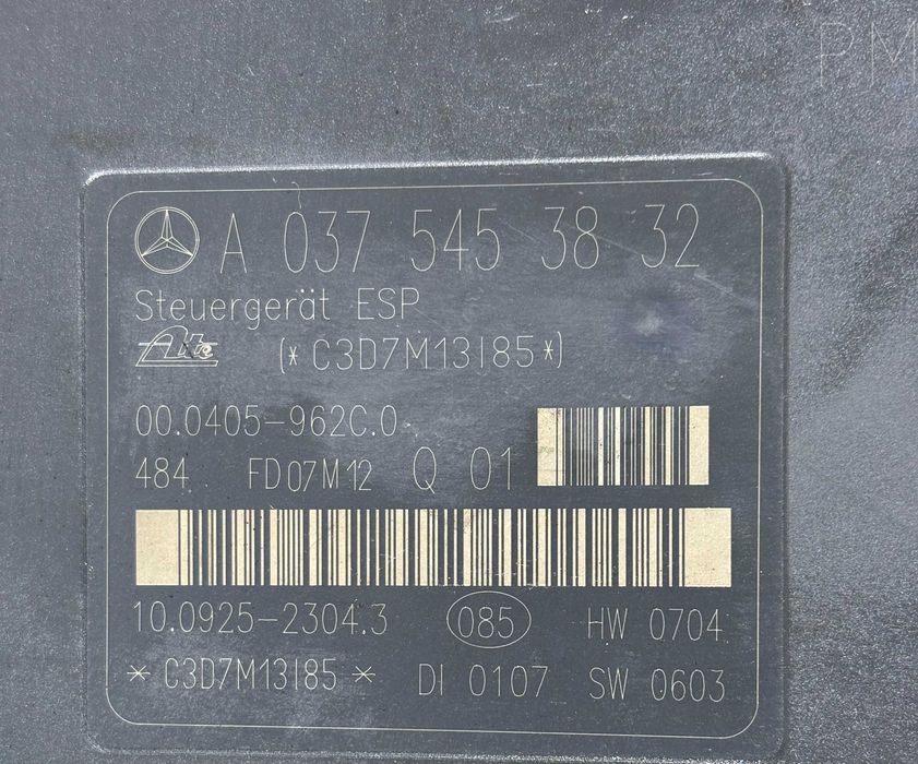 АБС Помпа Мерцедес ЦЛК W209 (02-09г) ABS Pompa Mercedes CLK W209 OEM: A0375453832