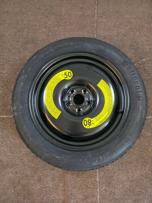 Roata Rezerva Mica SLIM 5x112 18'' 57.1 - 145/80/18 - OEM VW Tiguan Phaeton - Skoda Kodiaq - Audi Q2 Q3 - Seat Tarraco - NOUA !