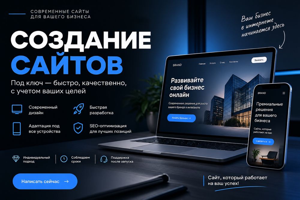 Разработка Сайта / Лендинг за 5 дней