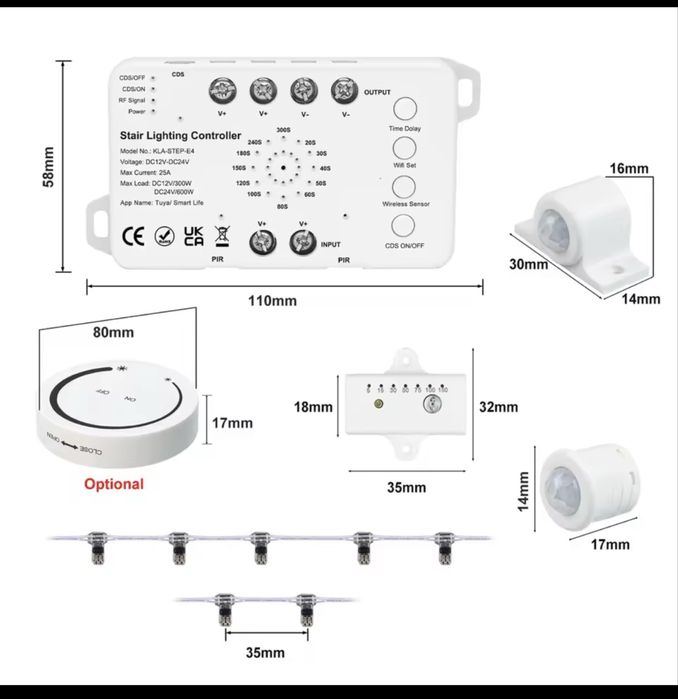Умно осветление за стълбище