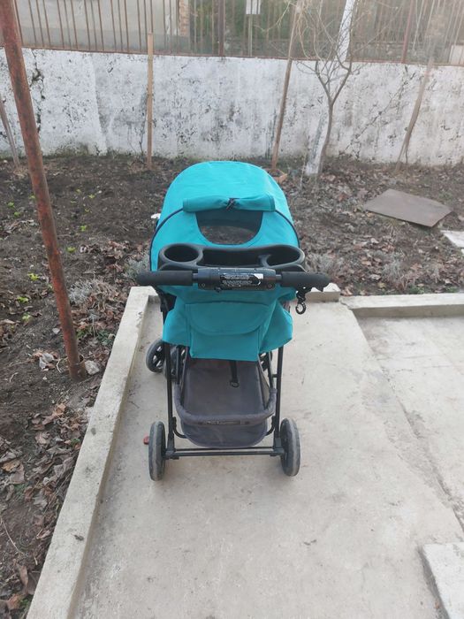 Детска лятна количка до 15кг. Тюркоаз