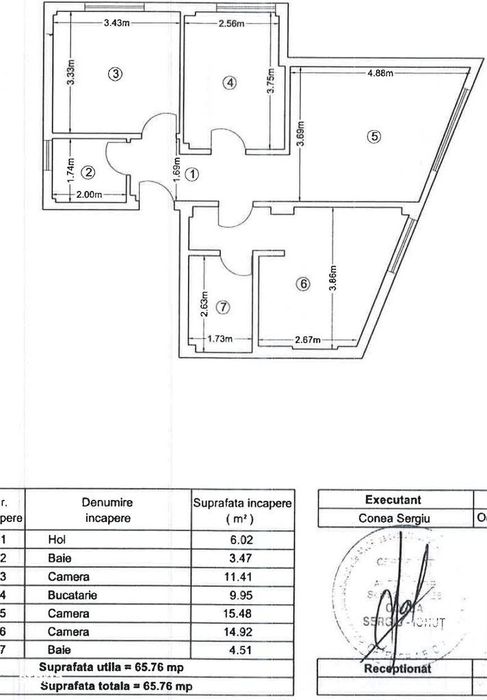 3 Camere Parcare Inclusa Rezervelor Comuna Chiajna Rosu Militari