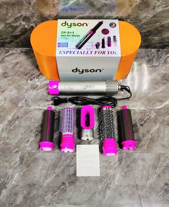 Фен Dyson, Дайсон стайлер, С насадками