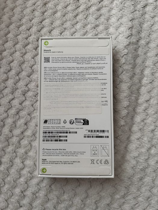 Iphone 16, 128gb, Black