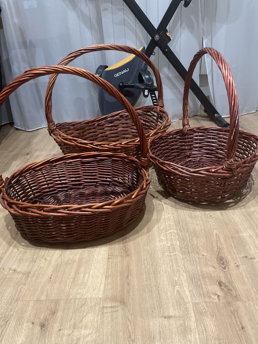 Плетенная корзина набор 3шт