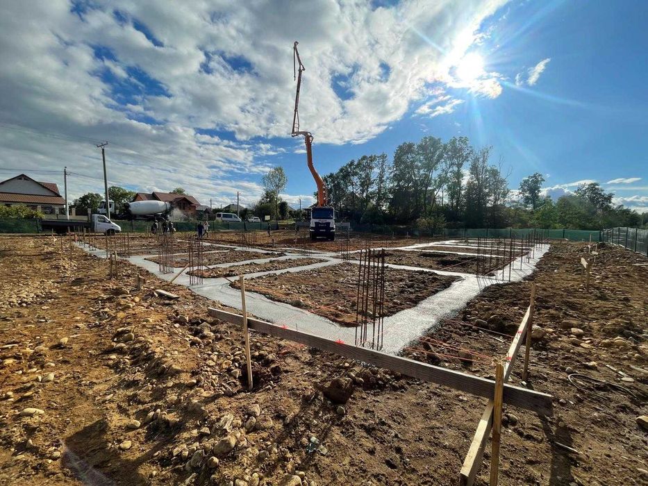 Executăm lucrări de construcții: structuri, fundații, case la roșu etc