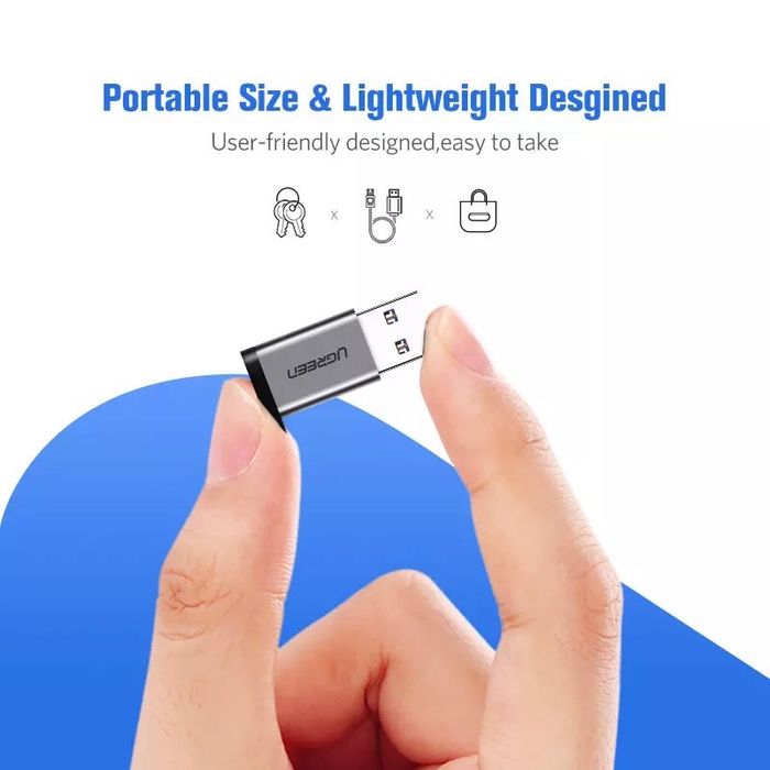 Adaptor USB 3.0 la USB C - incarcator, transfer
