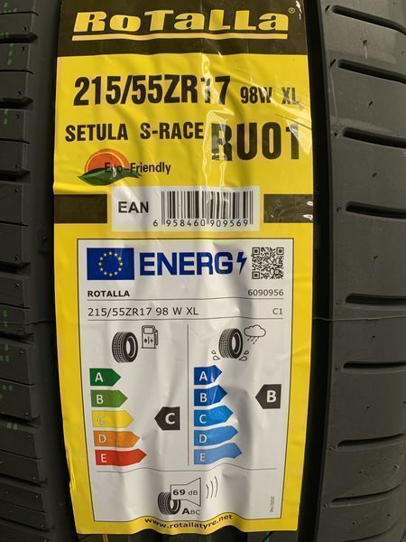 Нови летни гуми ROTALLA RU01 215/55R17 98W XL НОВ DOT БОРД 2155517
