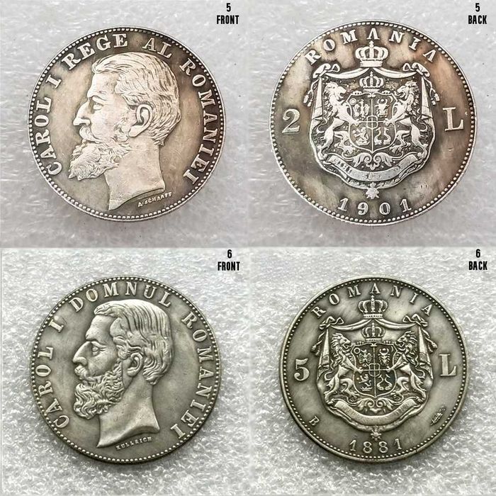 Moneda comemorativa Romania perioada 1868-1941 Replici