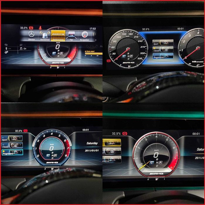 Activare Meniu Ceasuri AMG Mercedes S W222 E W213 CLS 257 GLC 253