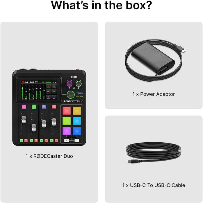 RODECaster duo-Interfata audio  pt podcast si creatori de continut,sigilat