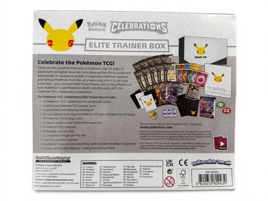 Pokemon Celebrations ETB nou sigilat