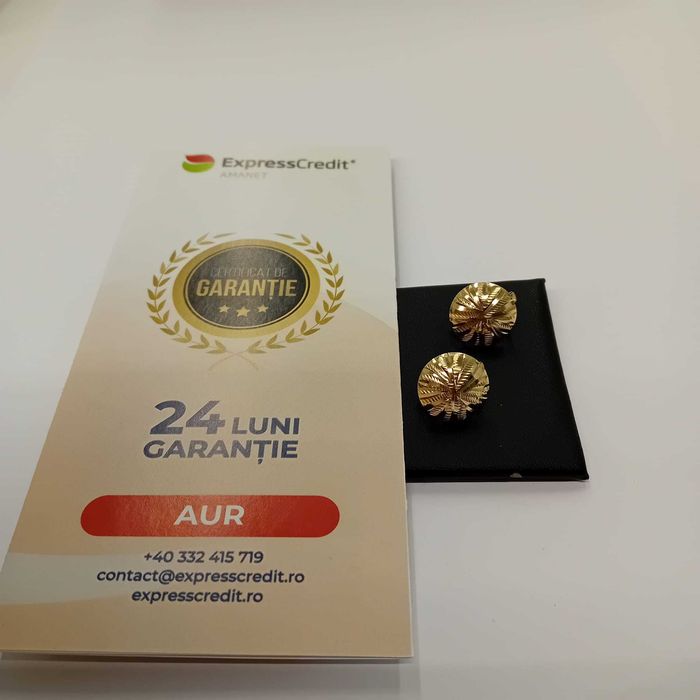Cercei aur 14k (ag49 Esplanada b.8180)