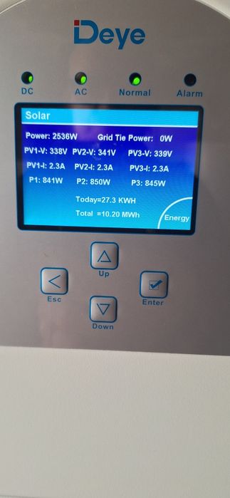 Хибриден инвертор Deye 10kw монофазен