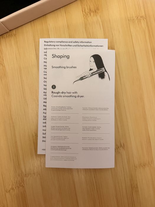 Dyson Airwrap – roz, albastru și portocaliu