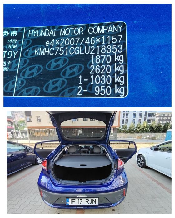 Hyundai Ioniq Hybrid - consum redus - prima inmatriculare 06/2021 !