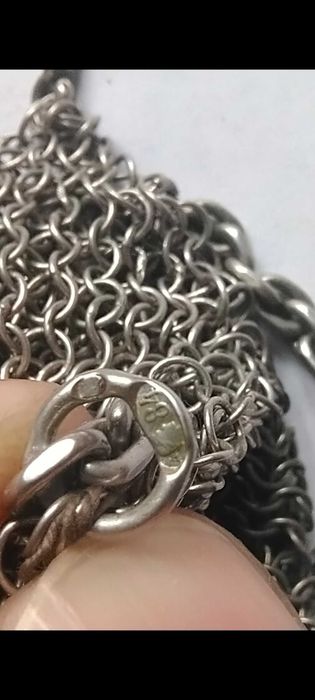 Серебро мешок, кошелек-сумка антиквариат проба 84