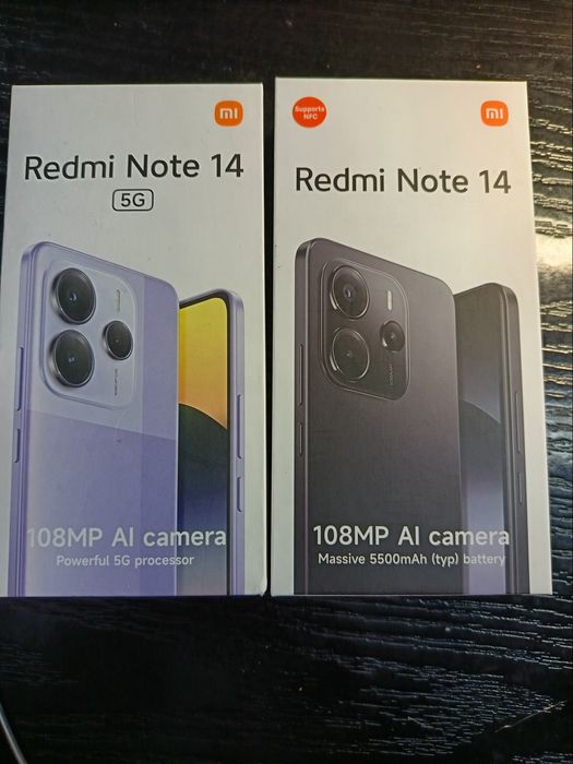 Redmi note 14 5g 8/256gb, nou, sigilat