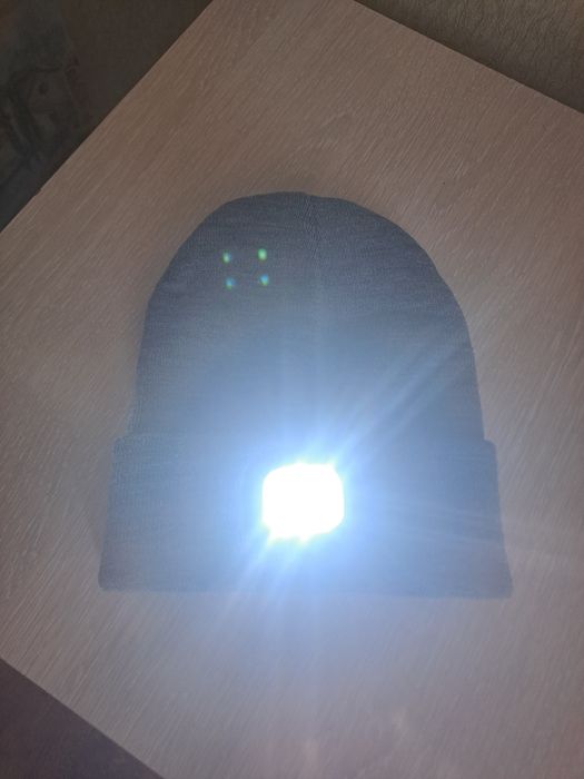 Шапка с фонариком