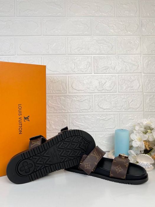 Papuci Louis Vuitton Piele Naturala