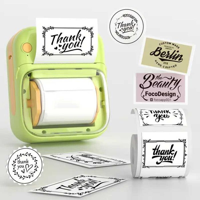 Преносим Bluetooth Термален Принтер за етикети Термопринтер за стикери