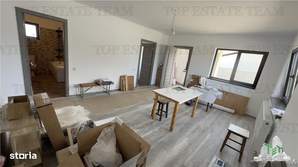 Casa individuala 3 camere pe parter, cu toate utilitatile si 300 mp de