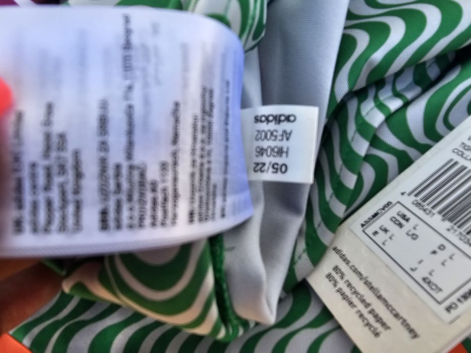 Adidas Stella McCartney оригинален дамски клин нов Л размер