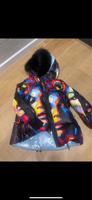 Geaca puf , blana , pentru ski Flo&Clop