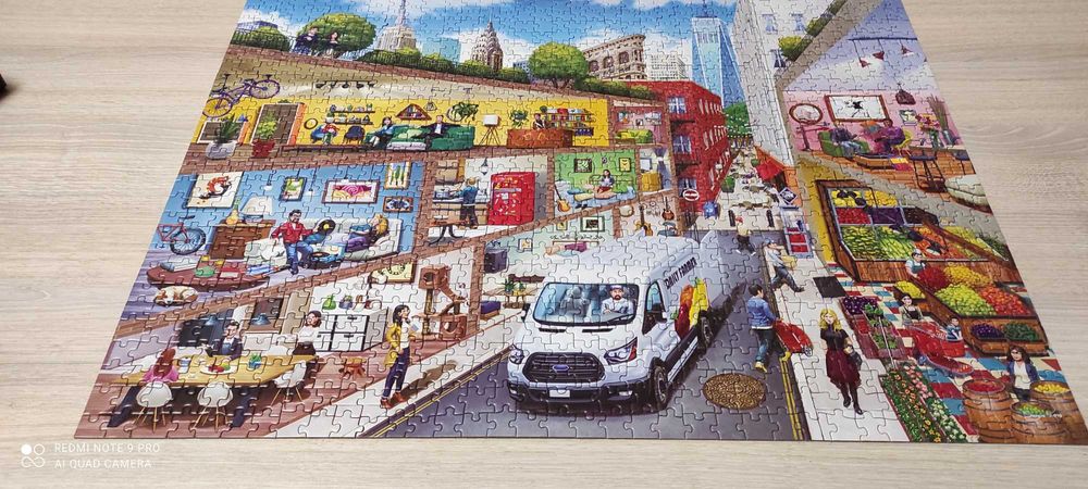 Намалявам на 20 лв. много красиви наредени и залепени пъзели!