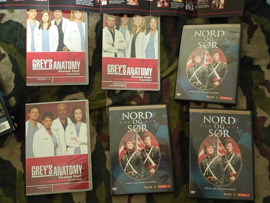 Grey's anatomy и North and South DvD