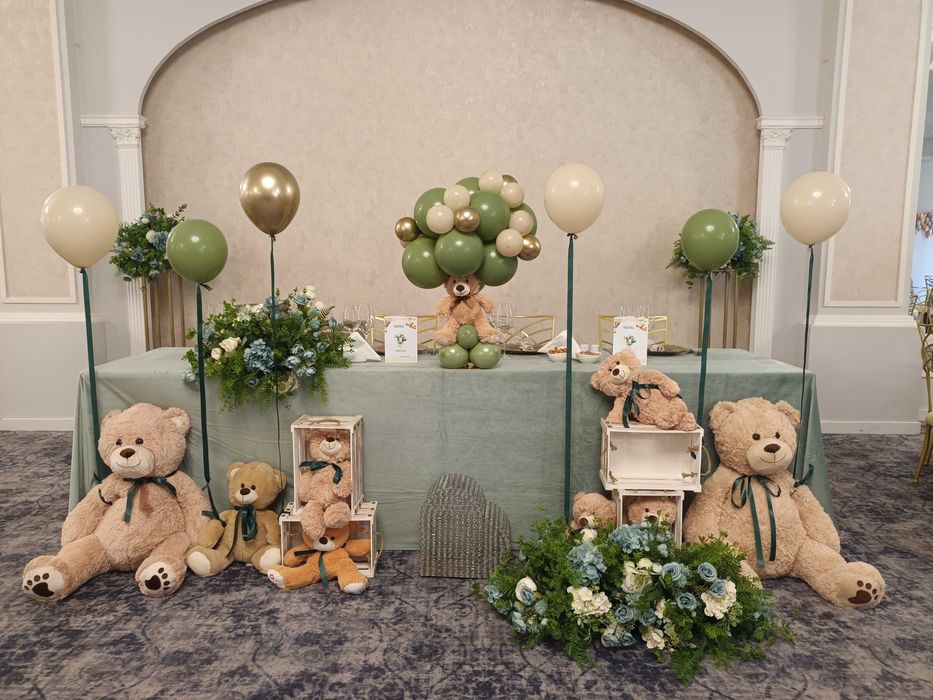 Arcada baloane Aranjamente botez Decor botez Photocorner aniversare Panou foto gender reveal Aranjament cristelnita ARANJAMENTE BALOANE ZI NASTERE