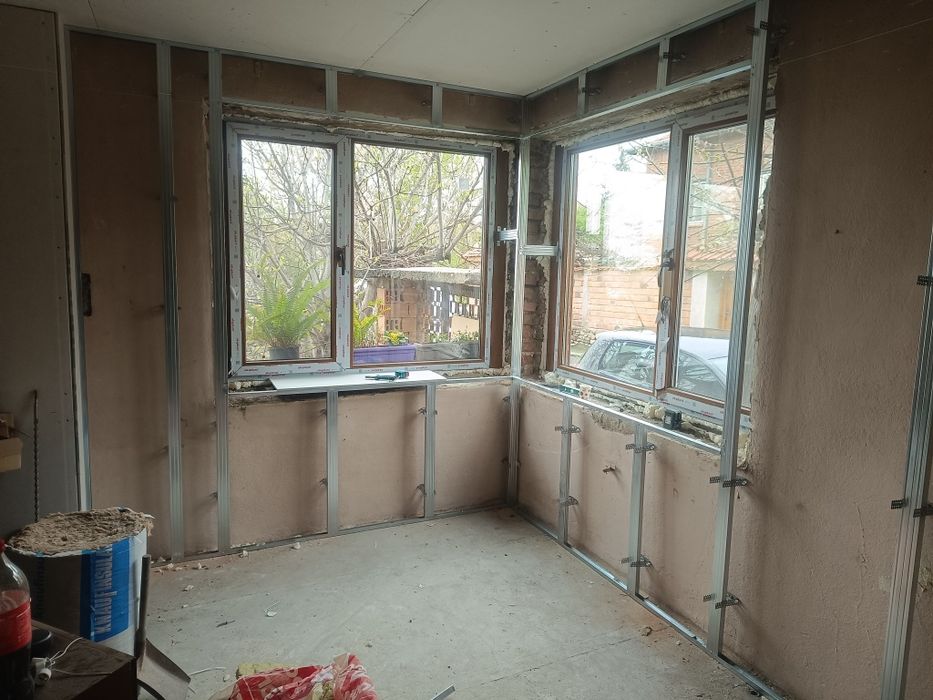 Гипсокартон на конструкция,изолация и довършителни ремонти