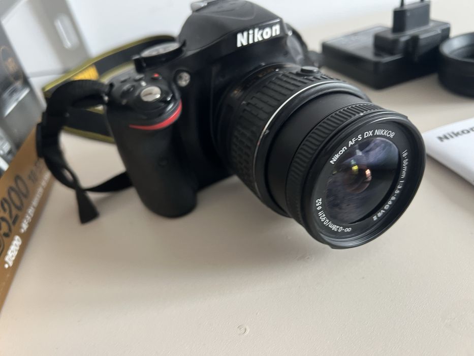 Camera nikon d5200 full box