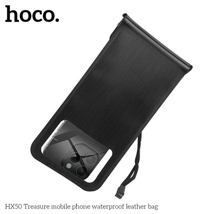 Hoco HX50 Treasure Водонепроницаемый кожаная чехол для iPhone 15 16
