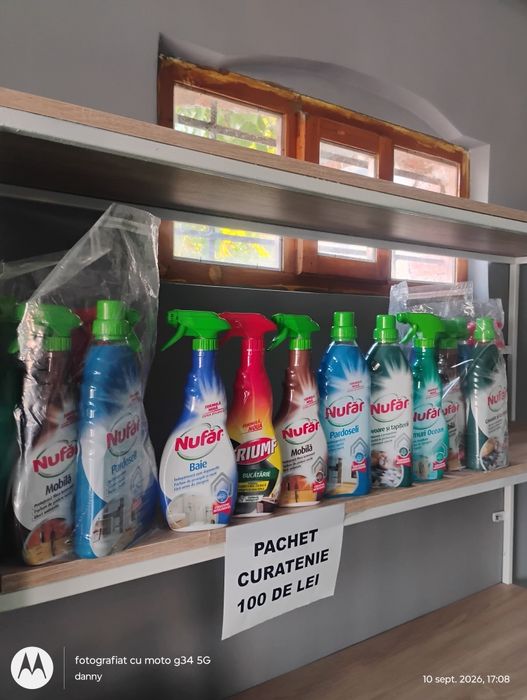 Detergent și balsam de rufe