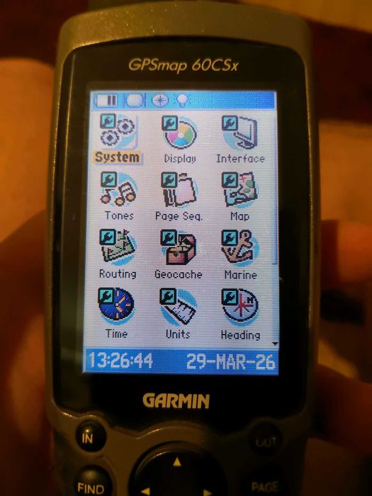 Туристическа навигация Garmin gpsmap 60csx