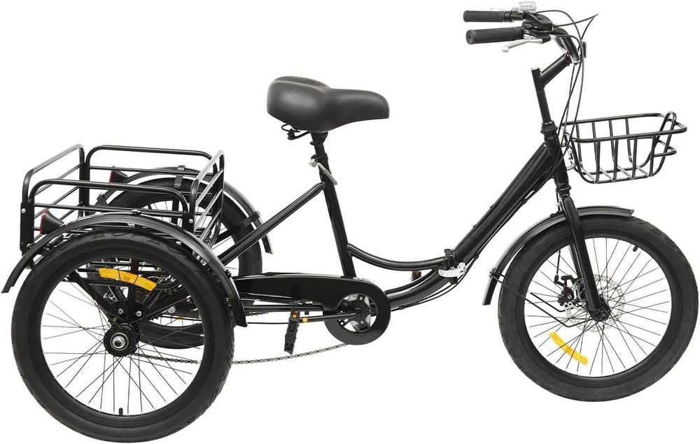 Triciclu pliabil 20 inch adulți,7 viteze