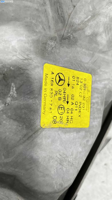 Far Stanga EUROPA Mercedes Clasa A Class W168 Non Facelift NFL 1997 - 2004 Cod A1688201761 [L5871]