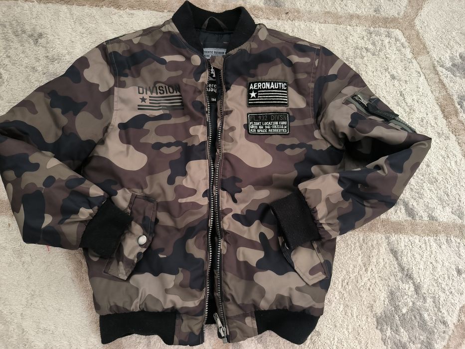 Куртка - бомбер для мальчика 134