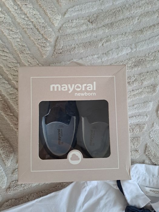 Комплект Mayoral риза и къс панталон